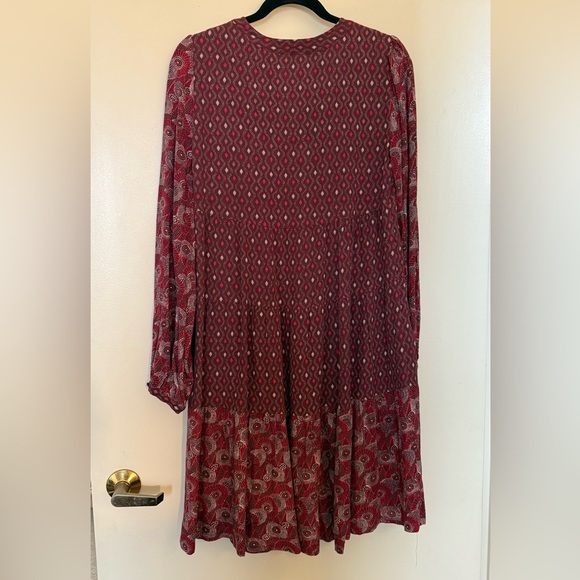 Maeve Amber Tiered Print Mini Dress in Size Small - Picture 5 of 14